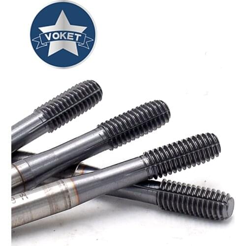 10PCS HSSE With Ticn Forming Tap M1 M1.1 M1.2 M1.4 M1.5 M1.6 M1.7 M1.8 M2 M2.2 M2.3 M3 M4 M5 M6 M8 M10 Machine Screw Thread Taps