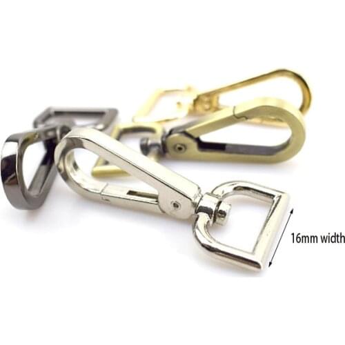 16mm Metal Swivel Lobster Clasp Snap Hook Key Chain Hardware Accessories
