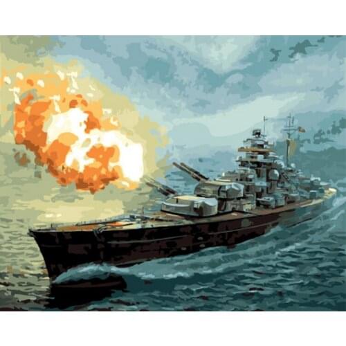 Frameless picture oil painting by numbers wall decor diy painting on canvas for home decor 4050 black tea