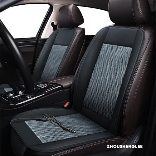 12V Seat ventilation 1pc car seat cover for Audi all models A7 S6 A5 A1 Q5 A4 A6 Q3 Q7 S7 SQ5 A3 S8 summer Pad Cushion