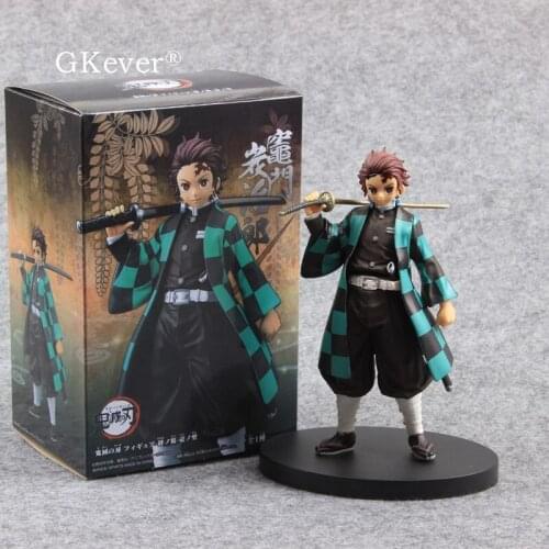 Demon Slayer Figure Kamado Tanjirou Nezuko Kimetsu no Yaiba Anime Figure PVC Toy Model Dolls 16 cm Gift Toys