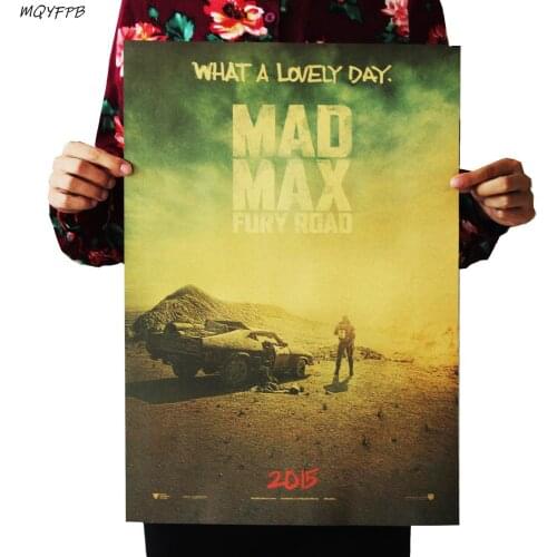 Movie Mad Max 4 Kraft Paper Poster Home Wall Room Decoration Painting 50.5x35cm