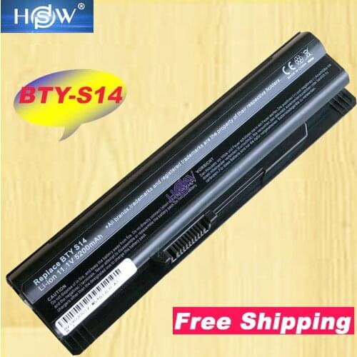 HSW New 6CELLS laptop battery For MSI FR700 FX700 CR650 CX650 FX420 FX603 Series For 40029150 40029231 40029683 BTY-S14