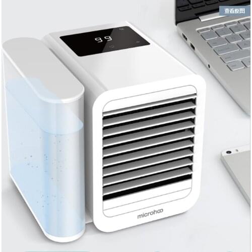 Xiaomi Microhoo Mini Air Conditioner 6W 1000ml Water Capacity Portable Mini Conditioner Touch-Screen Adjustment Timing