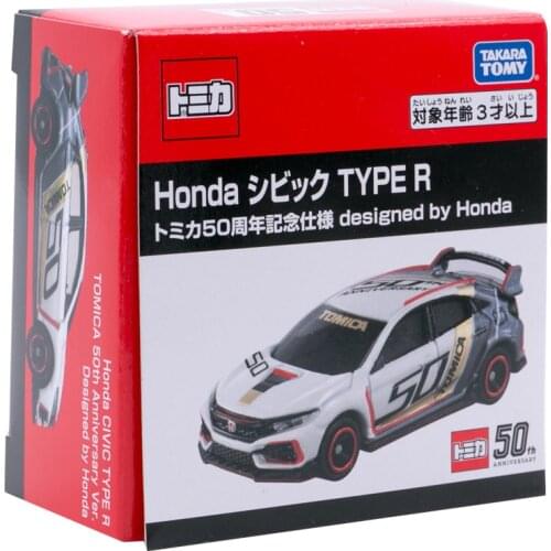 Takara Tomy Tomica 50th Anniversary Specifications designed by Honda CIVIC TYPE R 1/64 Diecast Mini Car Model