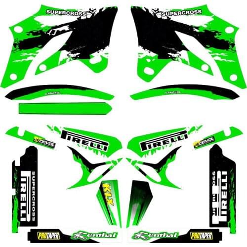 Motorcycle 3M graphics stickers decals Kits For Kawasaki KLX250 D-TRACKER 2004 2005 2006 2007 For Kawasaki 250 KLX D-TRACKER