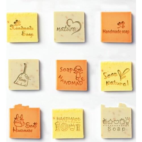 Natural handmade soap standard Mini soap diy stamp seal chapter