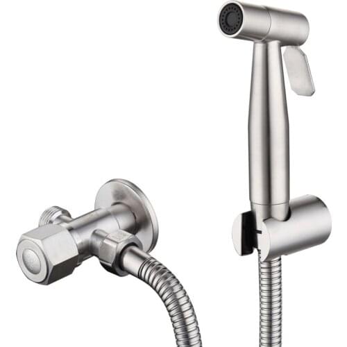 Stainless Steel Toilet Hand Held Bidet Faucet Sprayer Bidet Set Sprayer Toilet Spray for Bathroom Shower Head