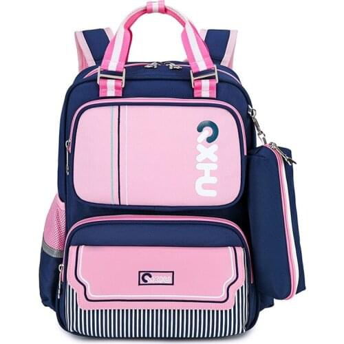 New Multi-Pocket Girls School Bags For Boys Orthopedics Kids Book Bag Fashion Trend Waterproof Children School Backpack Mochila
