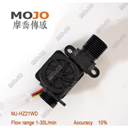 Flow Meter MJ-HZ21WD 1-30L/min G1/2" Plastics Meter Intelligent Water Dispenser Hall Flow Sensor