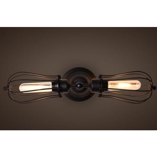 Retro Loft Style Iron Edison Wall Sconce Mirror Wall Light Fixtures Vintage Industrial Lighting Wall Lamp For Home Arandela