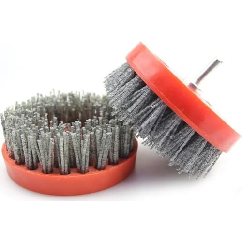 Drill Stone Antiquing Grinding Wheel Brush 110mm *M14 Abrasives Wire Polishing Wheel