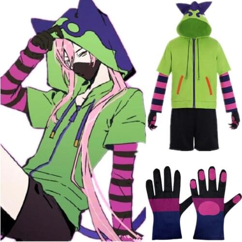 SK8 the Infinity Miya Chinen Fashion Anime Cosplay Costume Zipper Hoodie Jacket SK 8 Suits Unisex Tops Coat Shorts Tail Socks