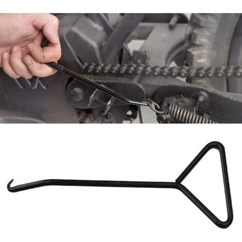 Motorcycle Bicycle T-Handle Spring Hook Exhaust Stand Puller Stainless Steel Tools Motorcycle Accessories Spring Hook
