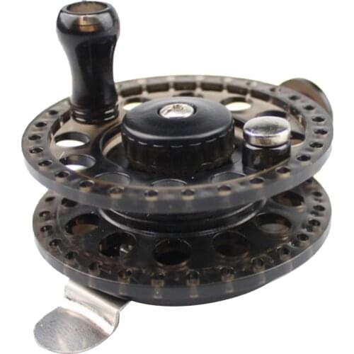 Ultra-Light Anti-Oxidation Plastic Fly Fishing Reel Towing System Left Hand Exchange Deep Groove Ball Bearing Fly Fishing Reel