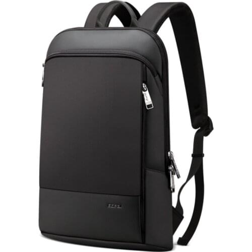 BOPAI Thin Mens Backpack Ultra-Thin Ultra-Light Laptop Backpack for 15.6-Inch Stylish Office Waterproof Mens Business Backpack