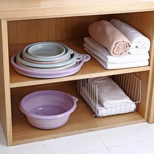 Retractable And Thickened Plastic Fruit Basin Washbasin For Camping Trips Can Be Carried And Space-Saving Washbasin