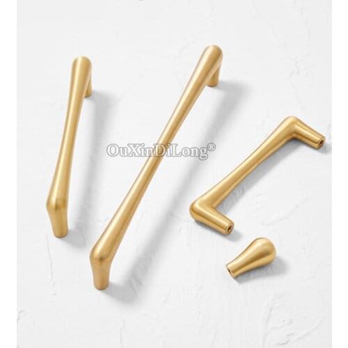 10PCS European Solid Brass Water Drops Cabinet Door Handles Cupboard Wardrobe Drawer Kitchen Wine Cabinet Pulls Handles & Knobs