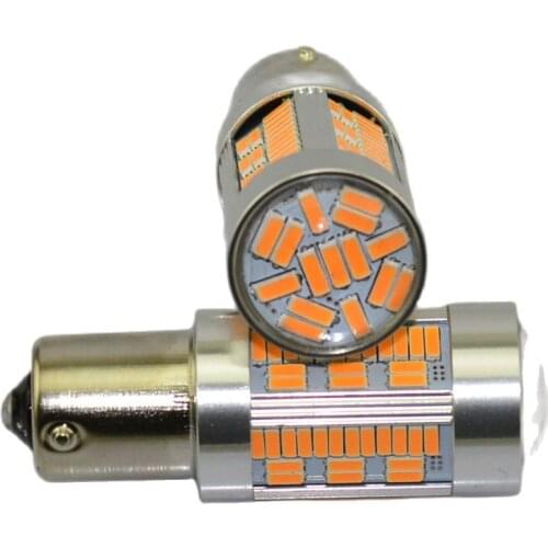 2pcs T20 LED 7440 W21W 4014 105SMD Canbus No Hyperflash 1156 BA15S P21W LED PY21W BAU15S LED Lamp for Reverse Turn Signal Light