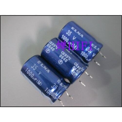 2020 hot sale 20PCS/50PCS ELNA original RE3 flashing blue robe electrolytic capacitor 35v1000uf 12.5x20 free shipping
