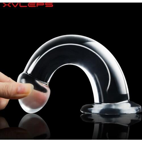 Xvleps Transparent Dildos for Women Anal Dick Females Masturbation Tools Jelly Penis Butt Plug Male Prostate Sex Toys Erotic Toy