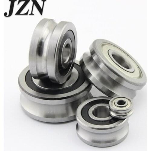 Free Shipping 2PCS embroidery machine textile machine U-groove roller pulley bearing SG25 SG8RS 8 * 30 * 14mm