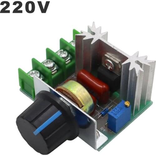 220V Dimmer 2000W Silicon Controlled SCR Voltage Regulator Motor Speed Control Thyristor Electronic Temperature Thermostat