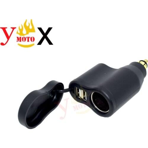 Dual USB Phone GPS Charger Power Adapter Cigarette Lighter Socket (European Plug) For BMW R1200GS R1200RT R1250GS F850GS F750GS