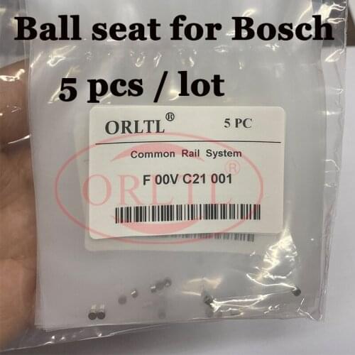F00VC21002 Ball Seat F 00V C21 002 Ball Bearing FOOVC21001 for Common Rail Injector (5 Pieces/Lot )