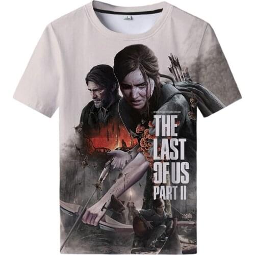 The Last Of Us Part II T-Shirt Game 3D Printed Streetwear Men Women Fashion Oversized T Shirt Harajuku Cosplay Tees Tops Clothes