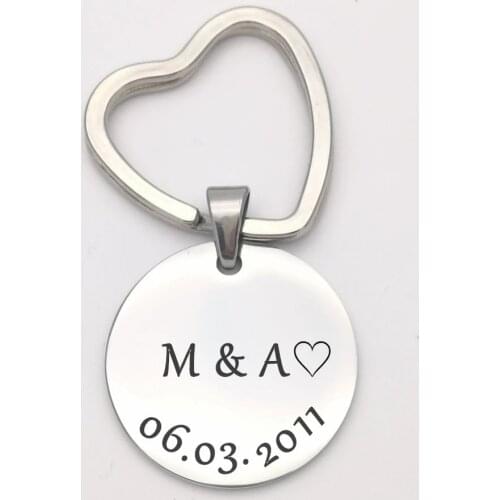 Gothic Style Custom Key Button Womens Stainless Steel Silver Personalized Name Hollow Round Pendant Charm Jewelry