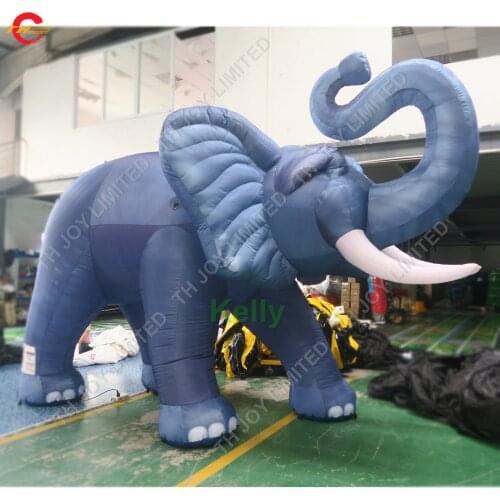 4m high inflatable elephant cartoon for sale, cheap inflatable elephant model balloons for advertise
