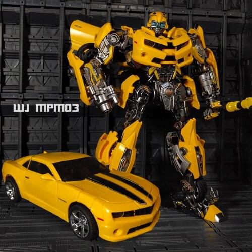 Transformation WJ MPM03 MPM-03 Yellow Bee Movie Oversize 28CM Alloy Anime Action Figure Collection Robot Kids Toys