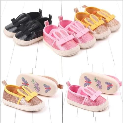 Lovely Cartoon Baby PU Leather Shoes Newborn Boys Girls First Walker Infants Soft Sole Casual Shoes Sneakers
