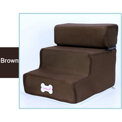 Dog Stairs Anti-slip Removable Pet 3 Steps Stairs for Small Dog Cat Dog House Pet Ramp Ladder Dog Bed Stairs Pet Supplies