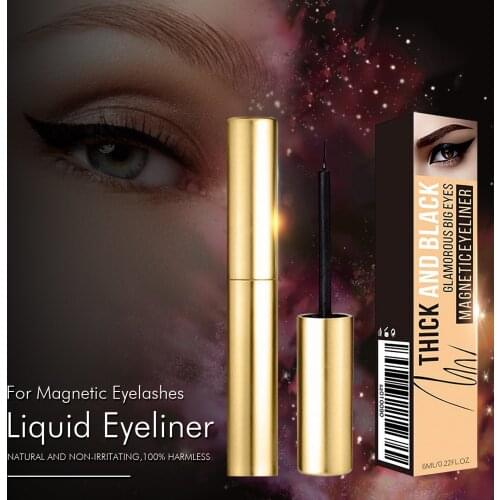 Magnetic Eyeliner For Eyelashes Fast Drying Long-lasting Waterproof Sweatproof Liquid Eyeliner Beauty Cosmetic Make Up Tool