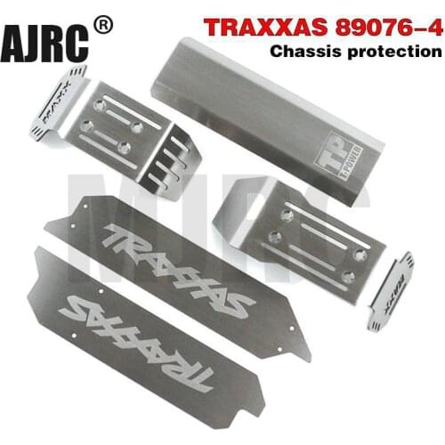 RC car TRAXXAS 89076-4 1/10 maxx bumper Chassis Armor Protection Skid Plate for Traxxass maxx option upgrade