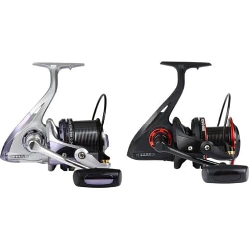 8000/10000/12000 Metal Fishing Reel Long-range Throwing Fishing Rod Fish Spinning Wheel Anti-sea Water Fishes Wheels Color Rando