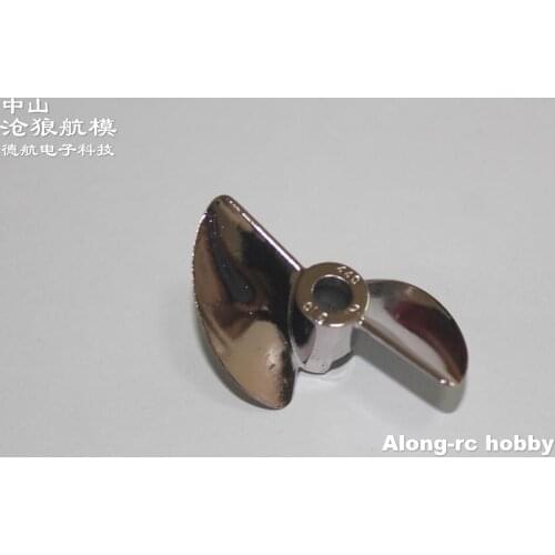 Free shipping: 2pcs RC model boats part 40mm metal PROPELLER for Volantexrc Vector80 V798-2 racing boatV798-2 798-4P Vector SR80