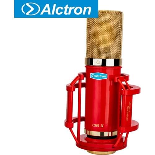 Alctron CM6 X large diaphragm consenser stuido mic used in studio, broadcasting, online singing
