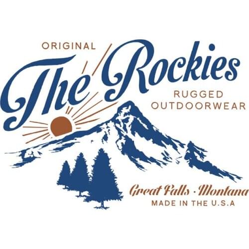 Fashion Mountain Letter Iron on Patches For DIY Heat Transfer Clothes T-shirt Thermal transfer Stickers Printing Decoration