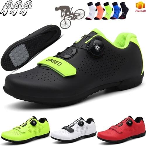 Road Cycling Shoes Mens Professional Flat Competition SPD Cycling Shoes Outdoor Sports MTB Cycling Shoes Mountain Cycling Shoes