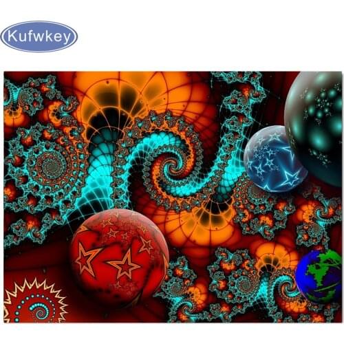 3d Diamond embroidery abstract colorful flower diamond cross stitch Kits diamond sets unfinished decorative 5d Diy Diamond paint