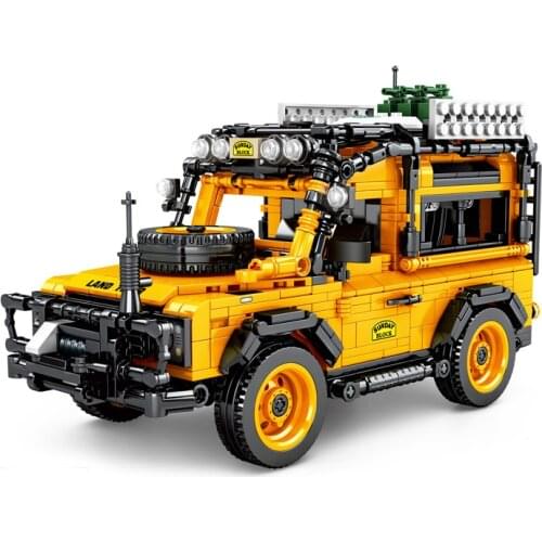 Science Technic Educational Buidling Blocks DIY Toys For Kids Boys 6Years Birthday Present SY8551 SUV Vehicle Model Small Bricks