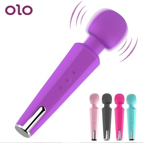 OLO Magic Wand AV Vibrator Sex Toys for Woman Clitoris Stimulator G Spot Massager 20 Mode Erotic Adult Products Sex Shop