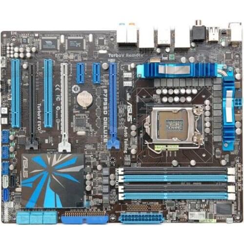 Free shipping original motherboard for for ASUS P7P55D Deluxe DDR3 LGA 1156 USB2.0 boards 16GB P55 Desktop motherborad