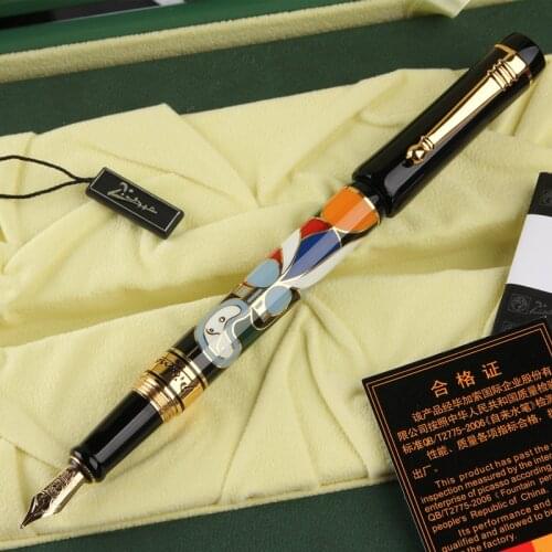 Free shipping Picasso fountain pen ps-90 flower beautiful fashion fountain pen 14k fountain pens pimio noble gift Gold plated