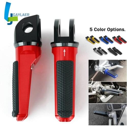 Motorcycle CNC Footrests Foot Pegs Foot Rest Front for Kawasaki ER6N ER6F Z650 Z900 Z900RS VERSYS 650 1000 Z300 Z125 Z250SL