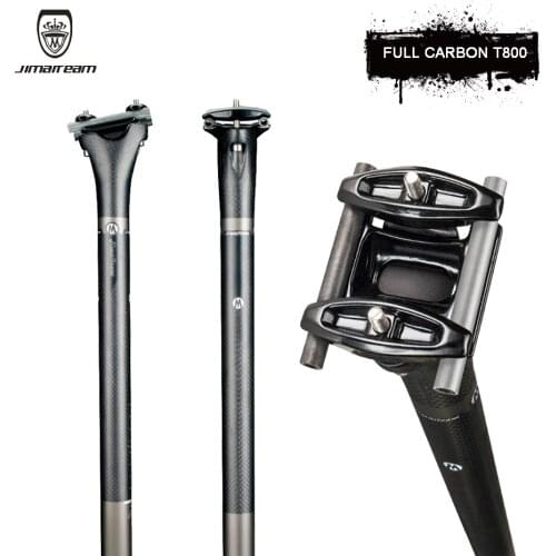 JIMAITEAM Bicycle Seatpost Mountain Bike Seatpost Road Bike Seatpost Carbon Fiber Seatpost Bicycle Accessories