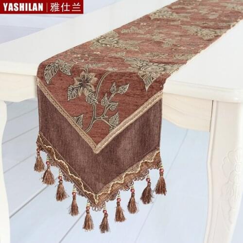 Sunflower modern European fashion simple table runner luxurious garden style coffee table tablecloths Cheap European flag table